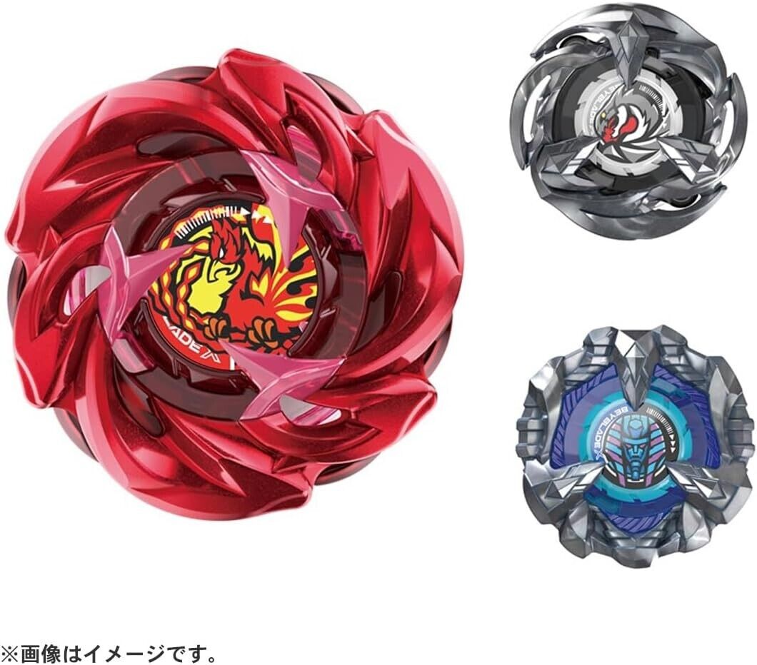 UK STOCK Takara Tomy Beyblade X UX-07 Phoenix Rudder Deck Set Brand New