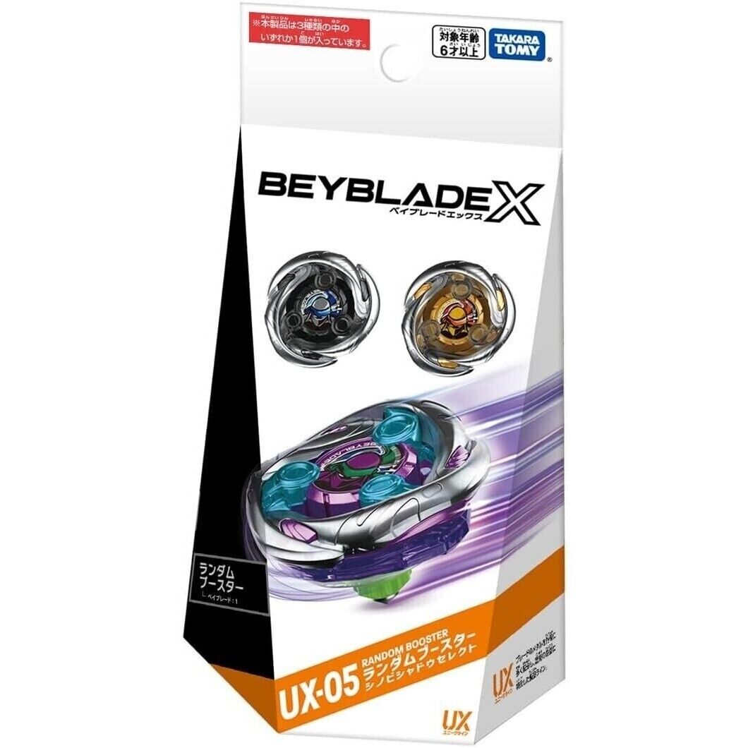 Takara Tomy Beyblade X 2024 Unique Line UX-05 Shinobi Shadow Random Booster (UK)