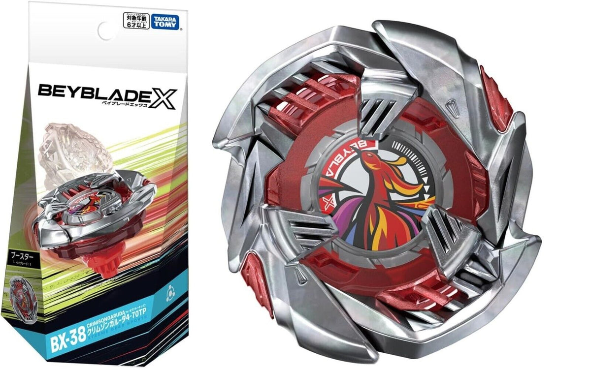 UK STOCK Takara Tomy Beyblade X BX-38 Crimson Garuda 4-70TP Brand New