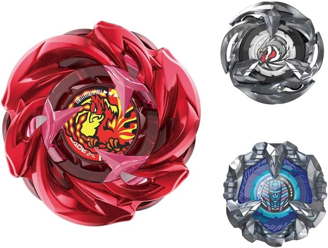 UK STOCK Takara Tomy Beyblade X UX-07 Phoenix Rudder Deck Set Brand New