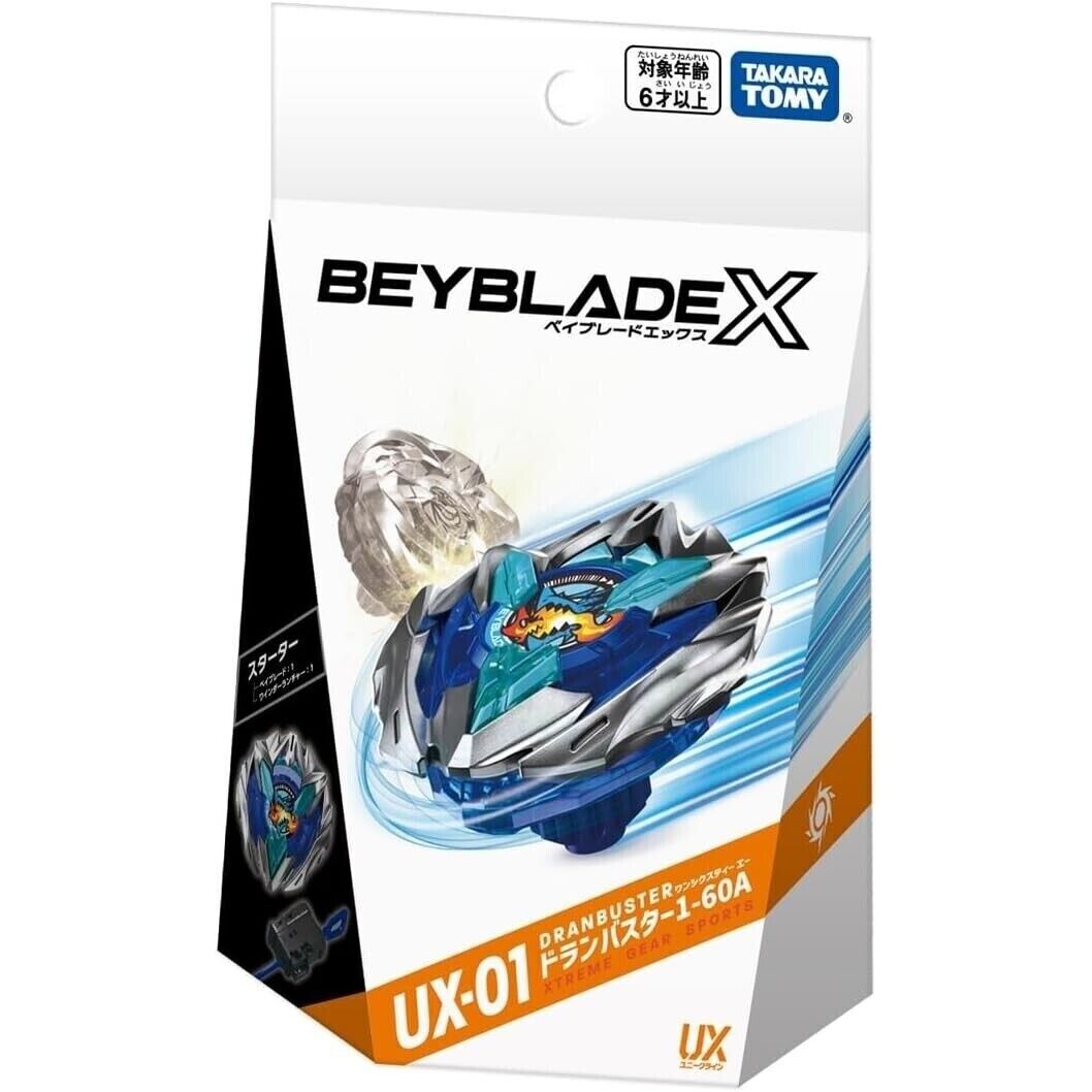 (UK) Takara Tomy Beyblade X 2024 Unique Line UX-01 Dran Buster 1-60A  Brand New